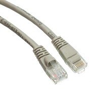 AISH Cat5e Gray Ethernet Patch Cable, Snagless & Molded Boot - 3 ft. AI50987